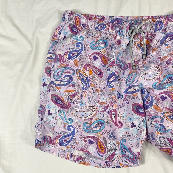Bluemint Mens Light Purple Overprint Swin Shorts..See Measurements. - Picture 3 of 8